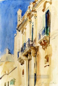  del - Fachada de un Palazzo Girgente Sicilia John Singer Sargent